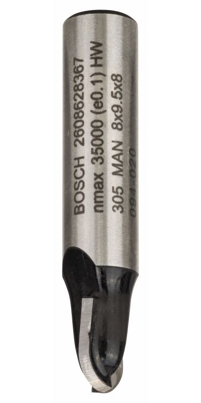 Bosch 2608628367 Halfrondprofielfrees HM 4x9,2x8