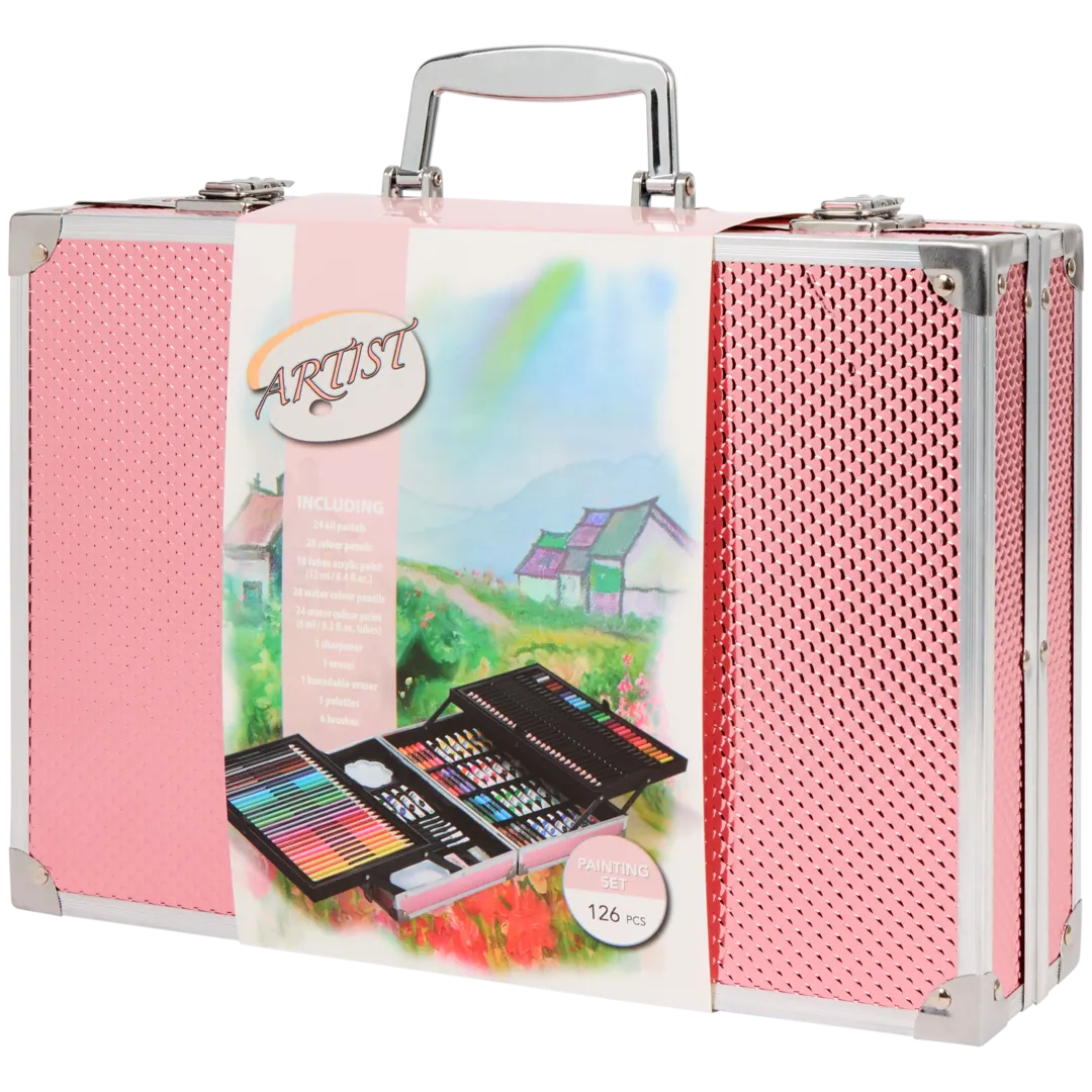 Valise de peinture et de dessin