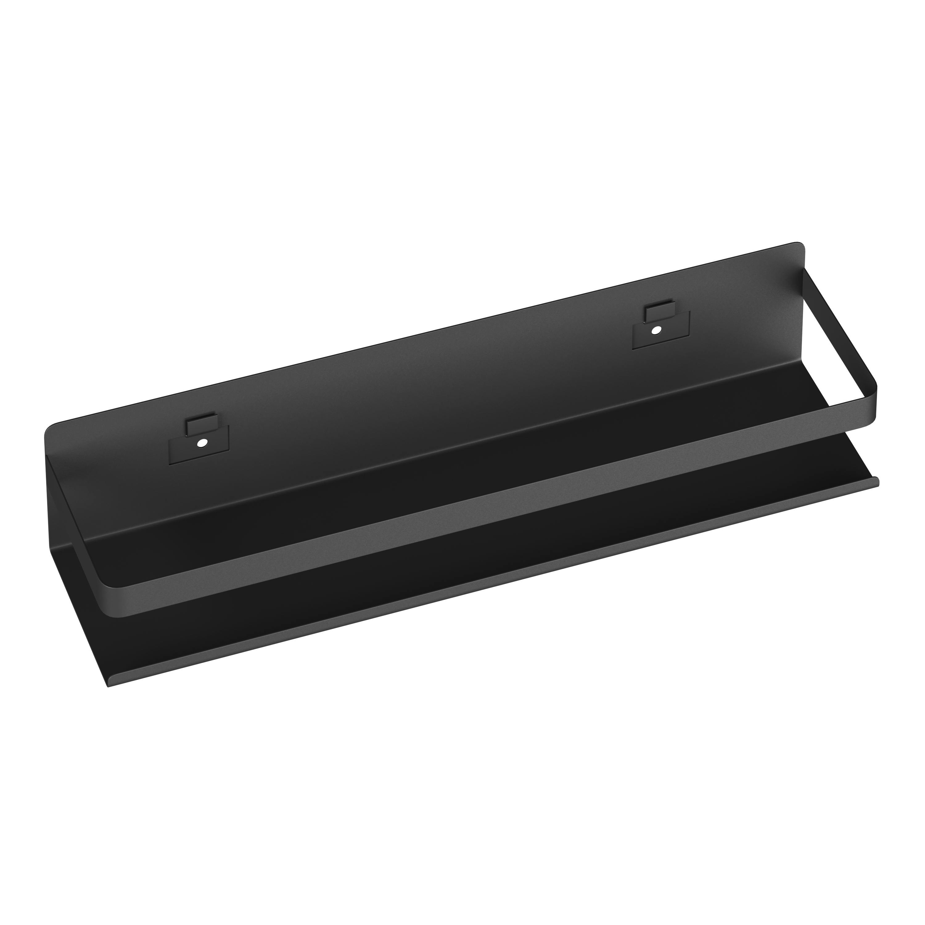 Gewürzregal Wandregal 40 cm schwarz