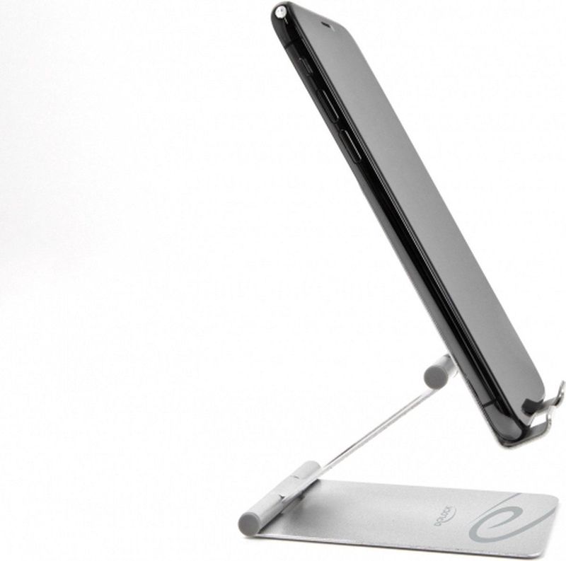 Delock - Smartphonehouder - Aluminium - Opvouwbaar - Ruimtebesparend