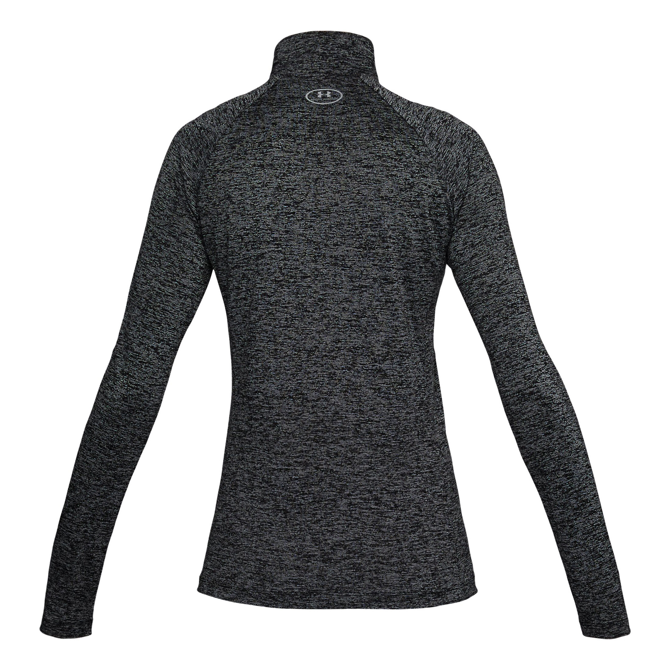 Under Armour Tech Twist 1/2 Zip Haut Manches Longues Femmes - Noir , Argent
