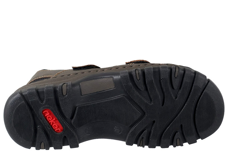 RIEKER SANDAL I BRUNT PU