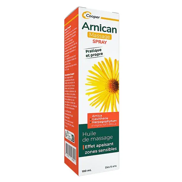 Arnican Spray Huile De Massage Apaisant Arnica Gaulthérie Flacon 100ml