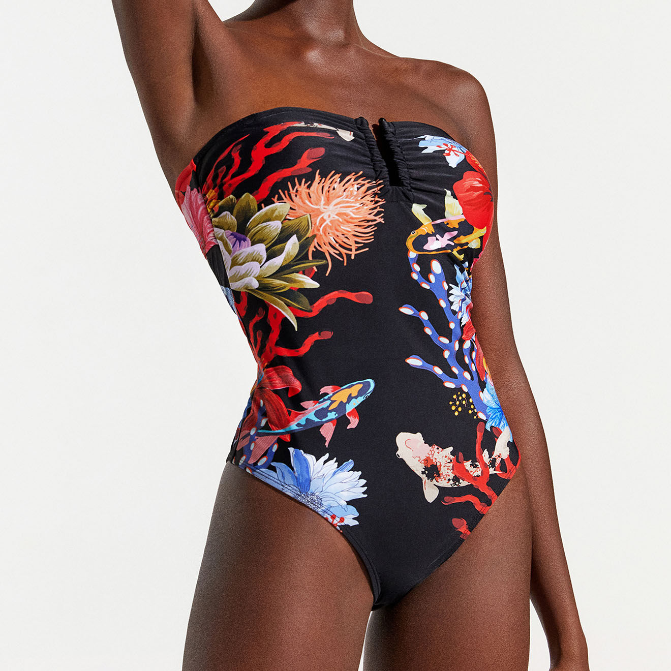 Desigual Maillot de bain 1 Pièce Esma noir