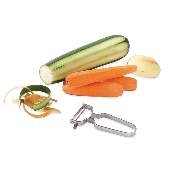 Eplucheur rasoir inox lame droite spécial peaux dures Mathon