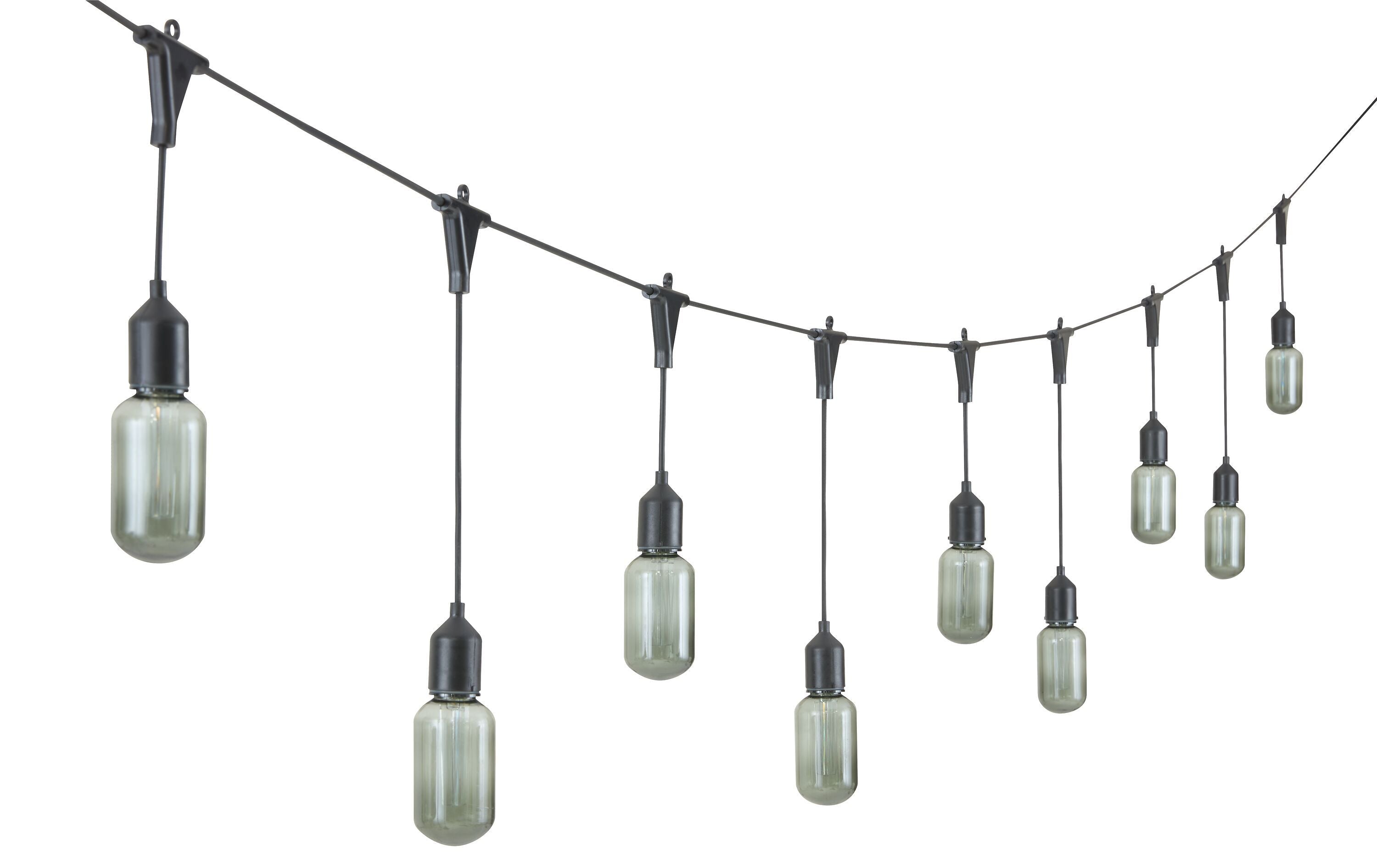 EDISON Solar Lichterkette - Schwarz