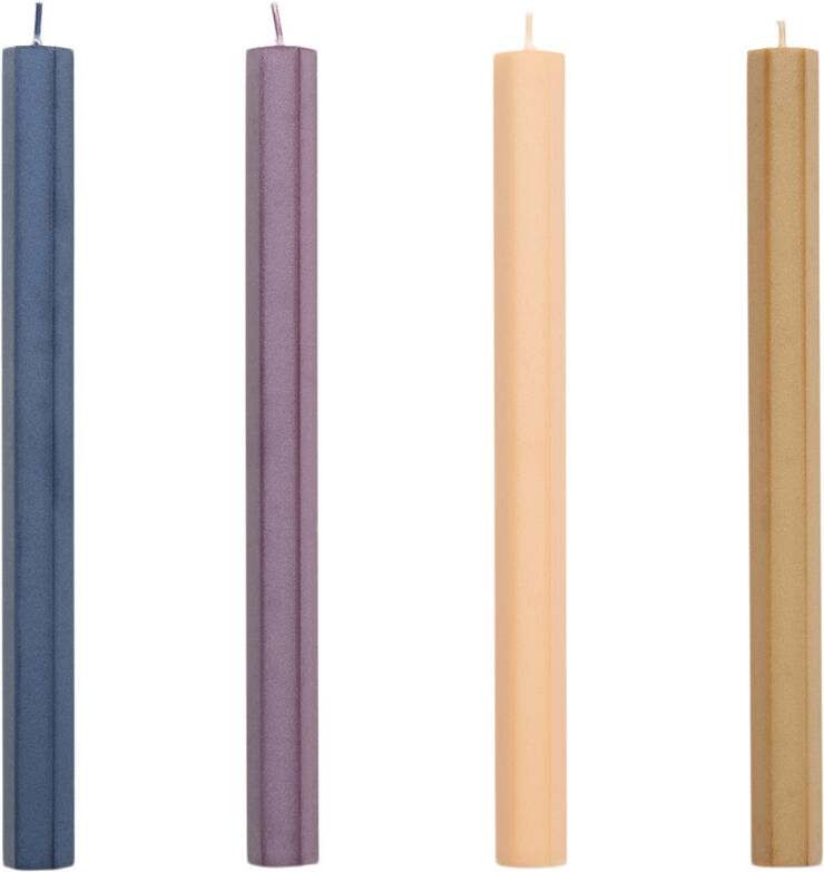 Hay Hexagon Candle - Set of 4