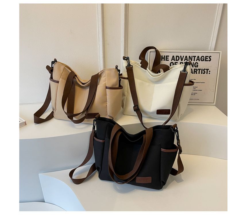 EAVALURE - Paneel Crossbody Tote Bag