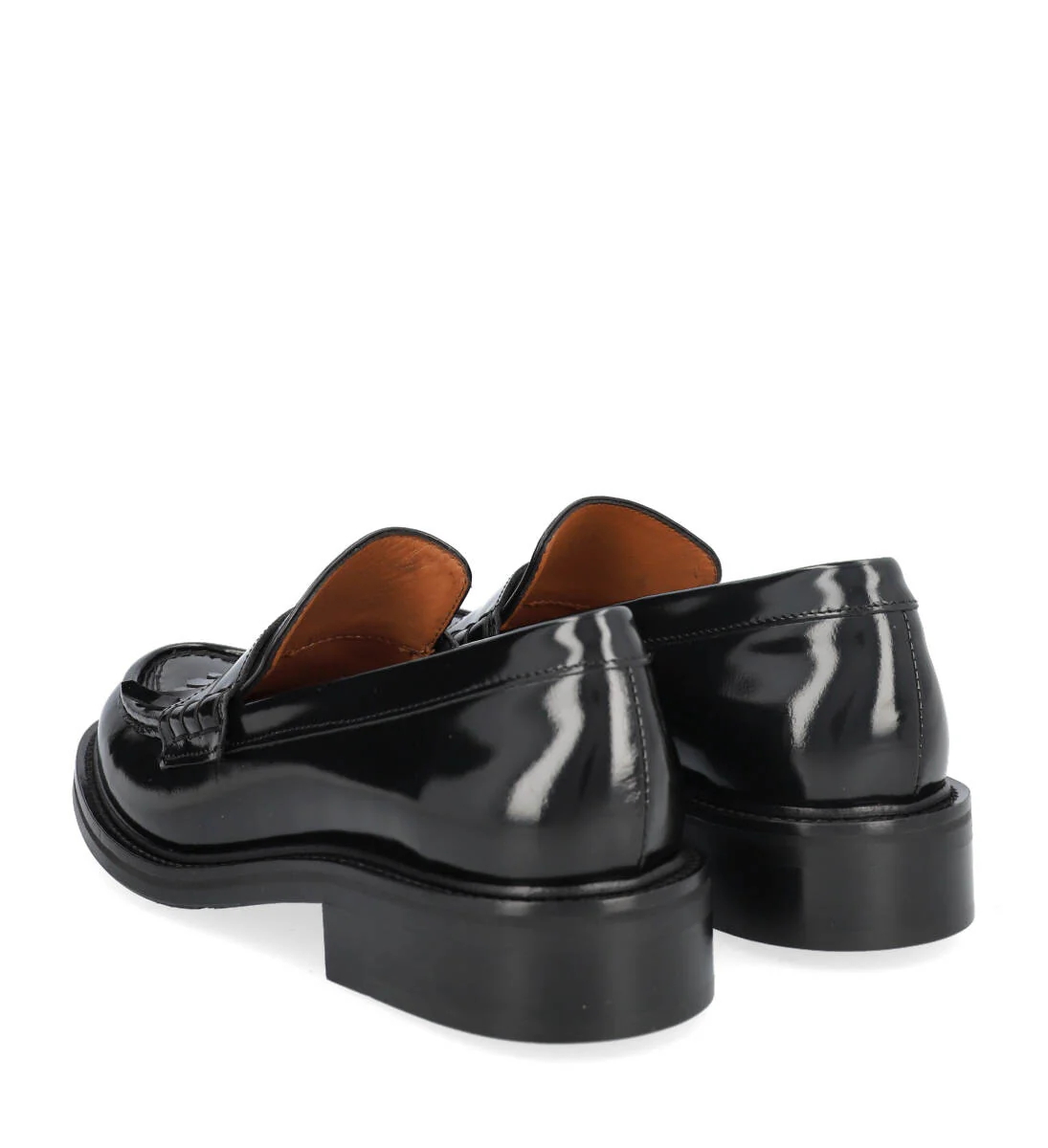 Billi Bi  A5011 loafer med frynser - Black polido  900