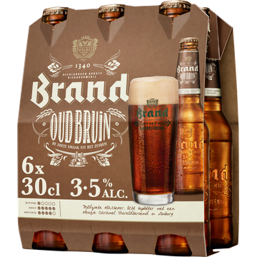 Brand Oud Bruin Bier Fles 6 x 300ml