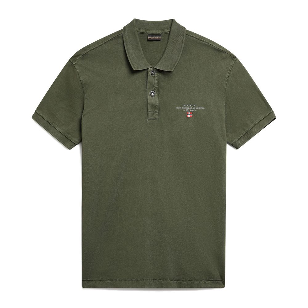 Napapijri ELBAS - Polo Homme green depths