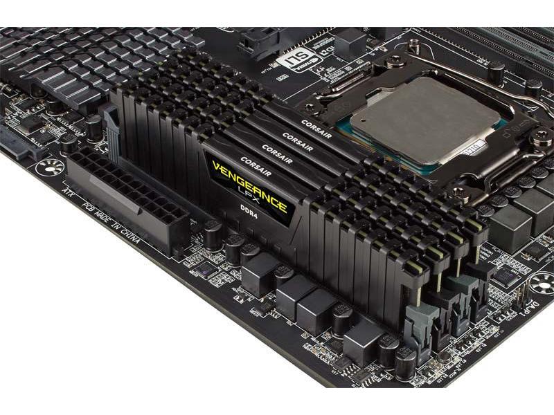 Corsair DDR4-RAM Vengeance LPX Black 2666 MHz 4x 8 GB High-Performance Arbeitsspeicher