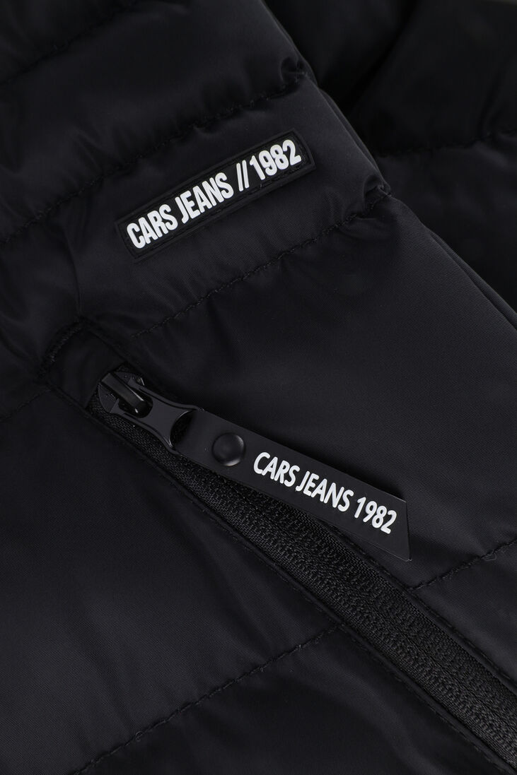 CARS JEANS zwarte cars jeans gewatteerde jas kids teagan