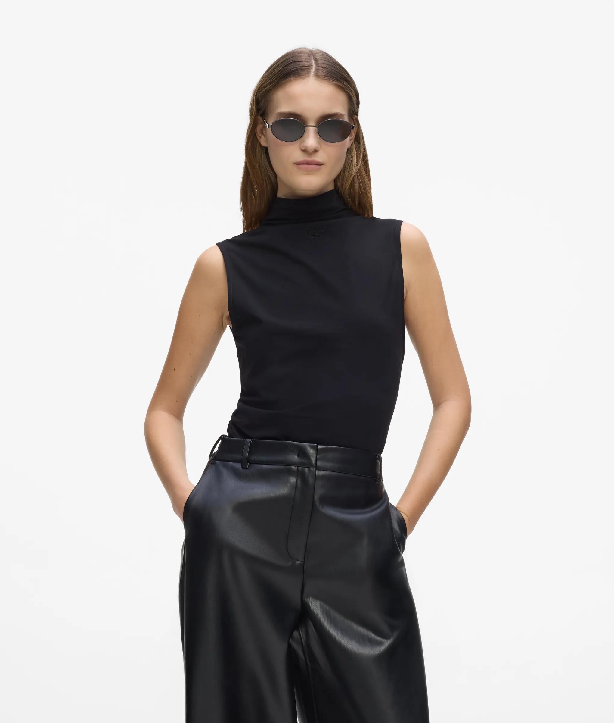 Tanktop met mock-hals