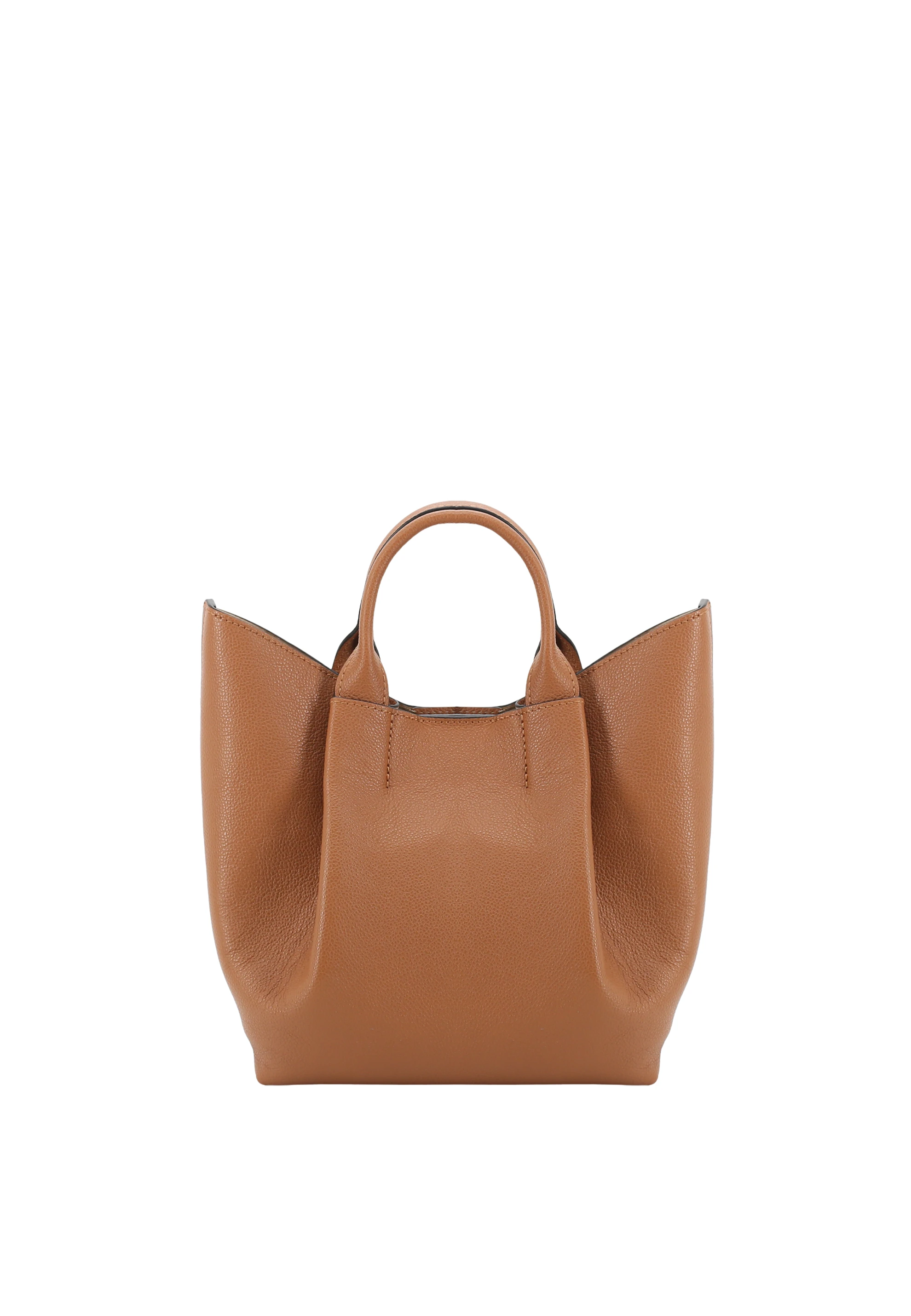 Shopper ESSENTIAL small Leather Agave Standard