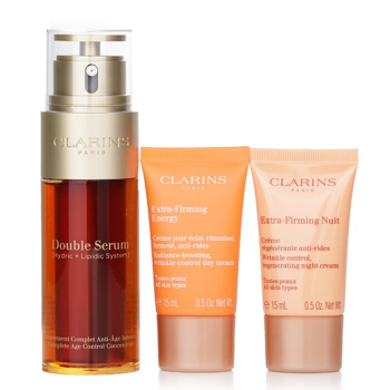 Clarins Rituale Double Serum & Extra Firming Set: 3pcs 1bag