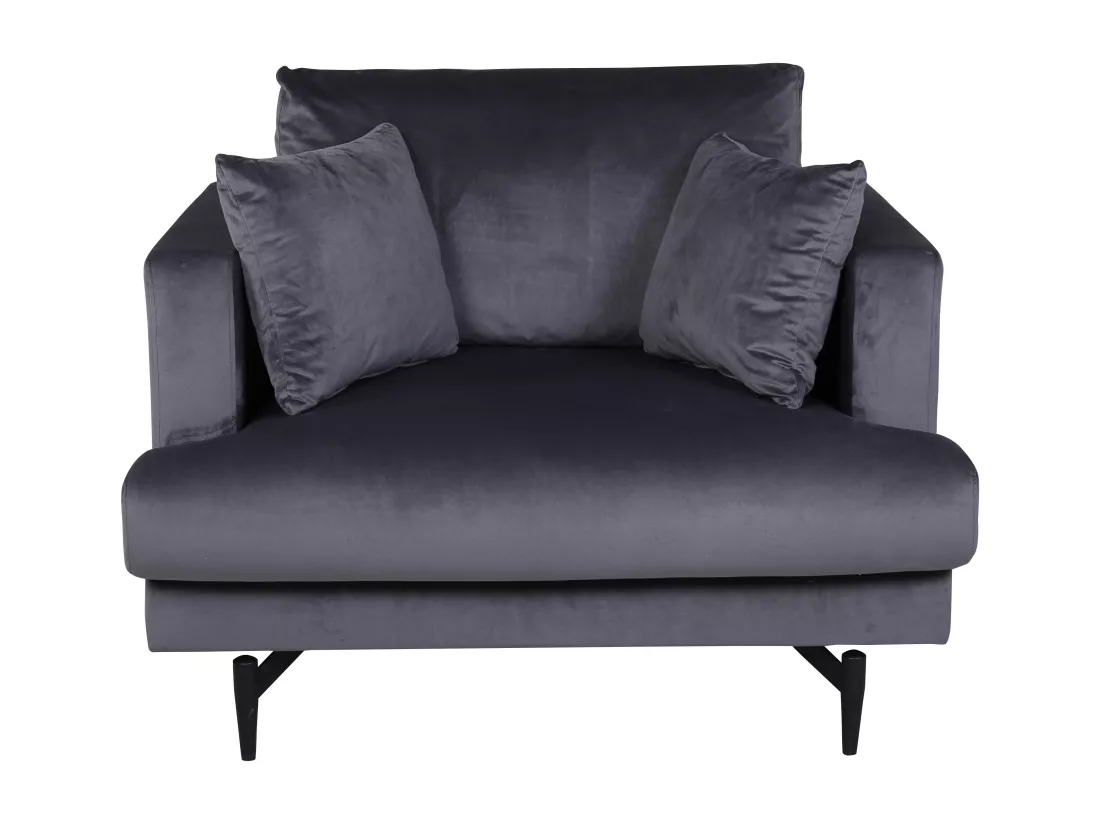 Fauteuil SOFIA AC 1NOS 108x91x120 Grisfoncé
