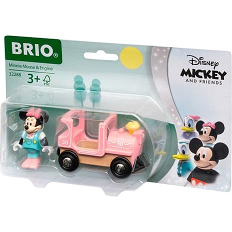 BRIO 32288 Minnie Mouse og lokomotiv
