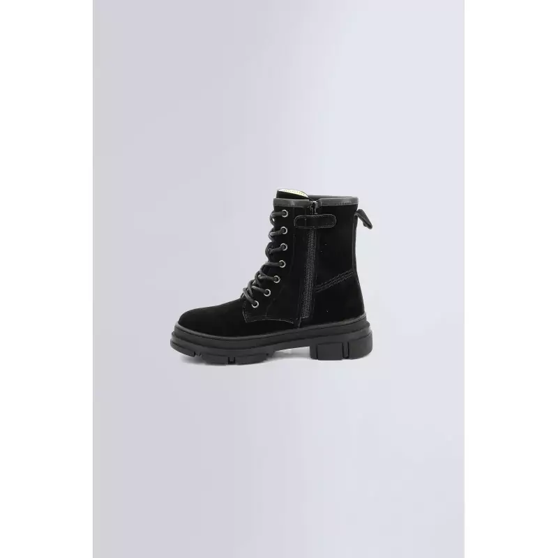 KICK GOJI NOIR BOTTINES Cuir  Fille