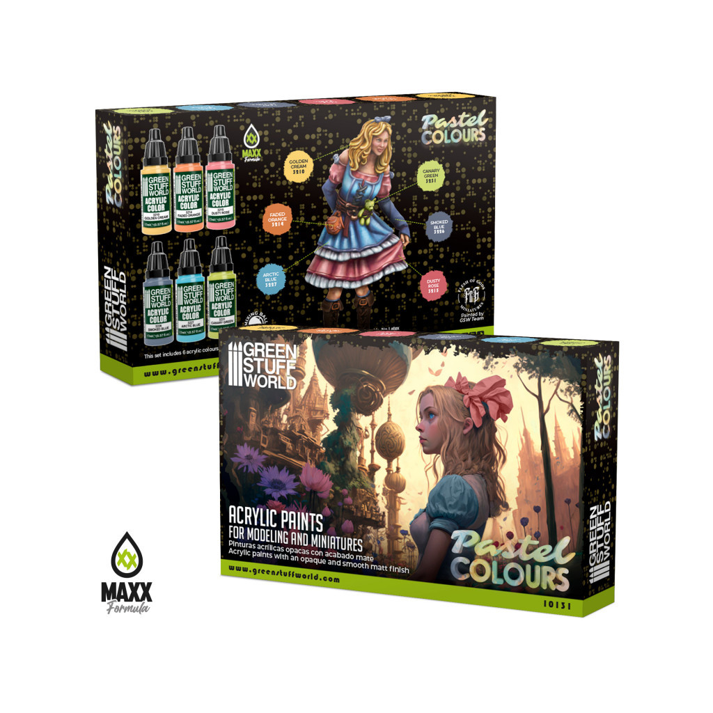 Set de Peintures - Couleurs Pastel