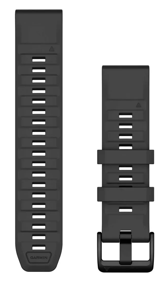 Garmin Quickfit Watch Bands Graphite Silicone