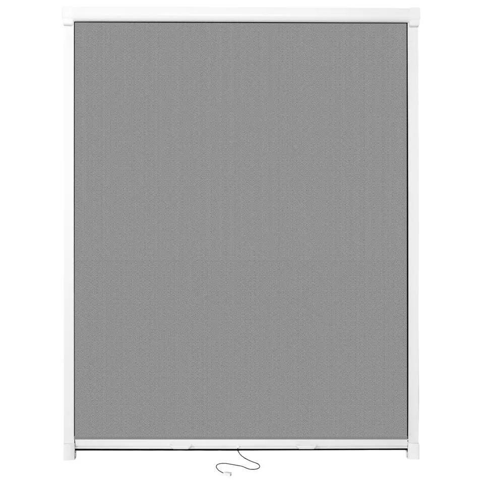 tectake Insectenwerend rolgordijn - 110 x 160 cm - Wit