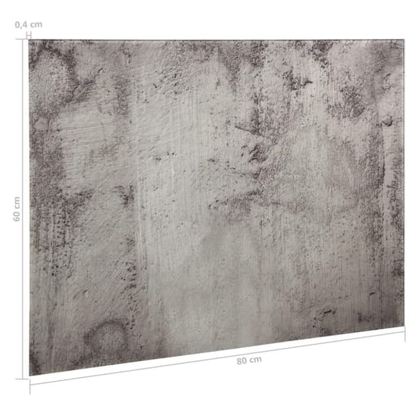 vidaXL Veggmontert magnetisk tavle glass 80x60 cm