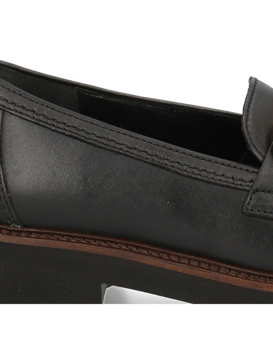 Glattleder Slipper