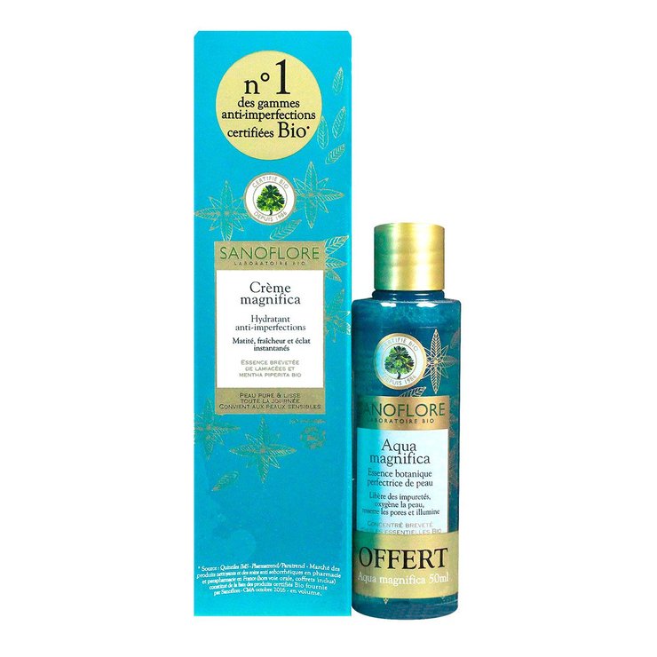 Crème magnifica 40ml + essence botanique 50ml offerte