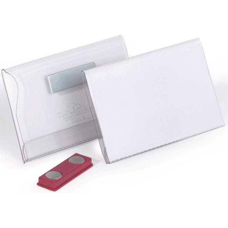 Durable Namensschilder mit Magnet, 54 x 90 mm, 25 Stück