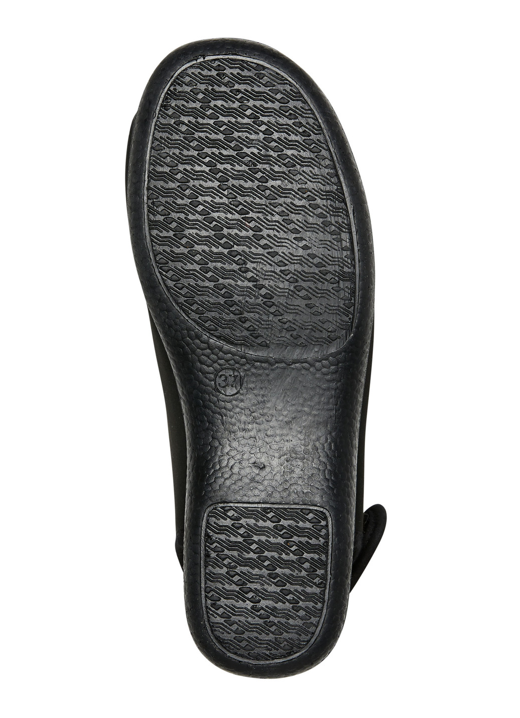 Sandale aus elastischem Textilmaterial