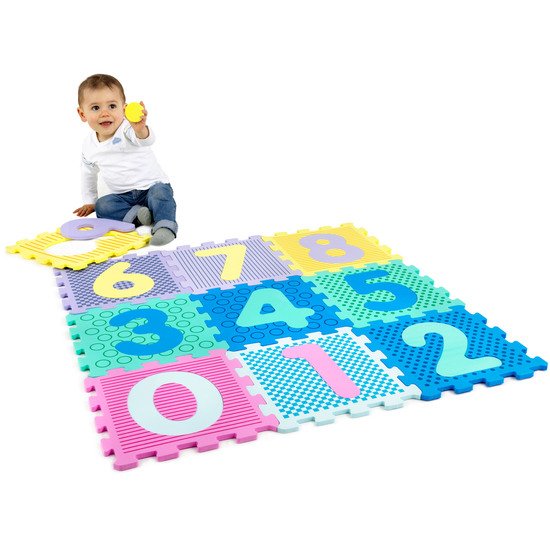 Dalles en mousse Chiffres   de               Formula Baby