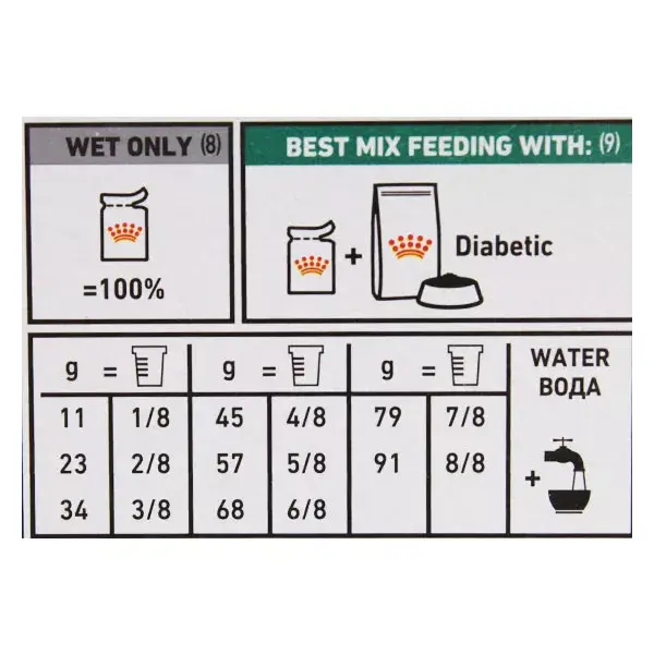 Ração úmida Royal Canin Veterinary para gatos diabéticos, 12 x 85g