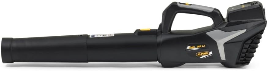 Alpina Akku-Laubbläser ABL 20 Li Kit, Für einen gepflegten Garten, 20 V (4 Ah) Akku, 280 W, Platzsparend abnehmbares Rohr, Inkl.Akku und Ladegerät.