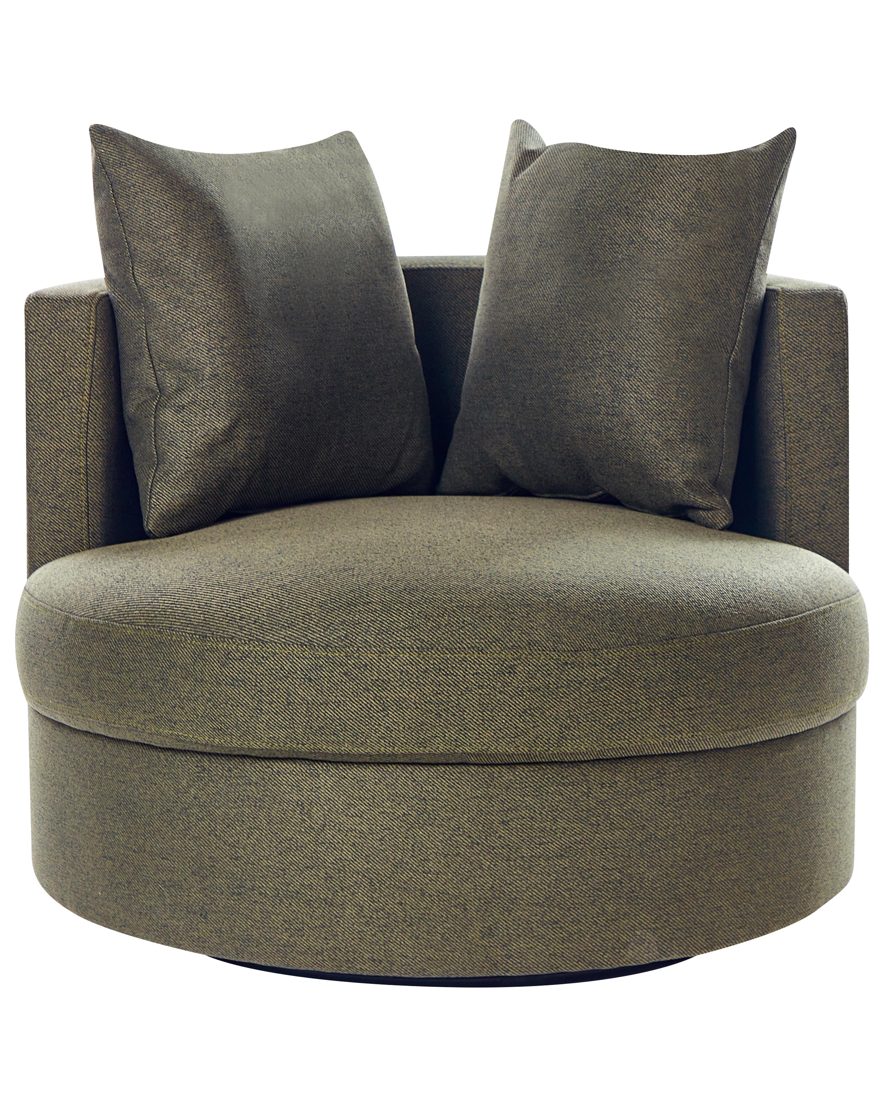 Draaifauteuil DALBY Stof Donkergroen