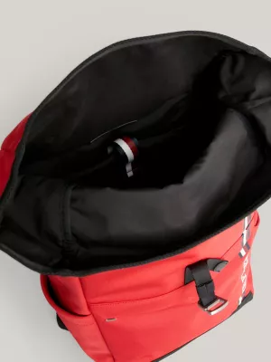 Mochila Hilfiger Monotype Logo com fecho de enrolar