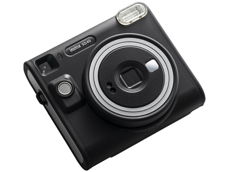 Fujifilm Fotokamera Instax Square SQ40 Schwarz Erfassen Sie Ihr wahres Ich – Must-Have Kamera mit Nostalgie-Feeling