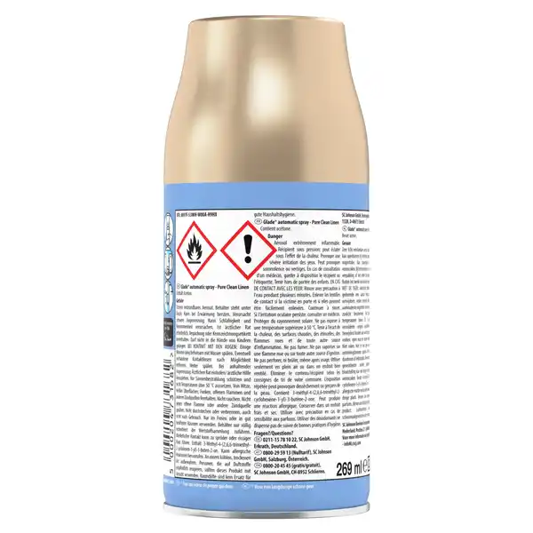 Automatic Spray Lufterfrischer Pure Clean Linen Nachfüller