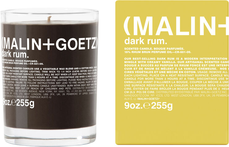 Malin Goetz Dark Rum Candle