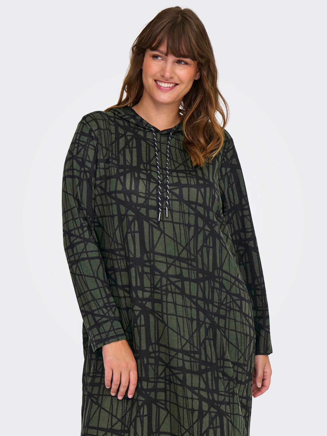 CARALBA Midikleid Forest Night