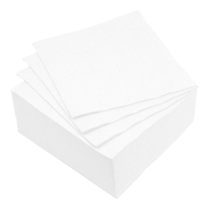 SET 40 SERVIETTES MICRO BLANC 38X38CM