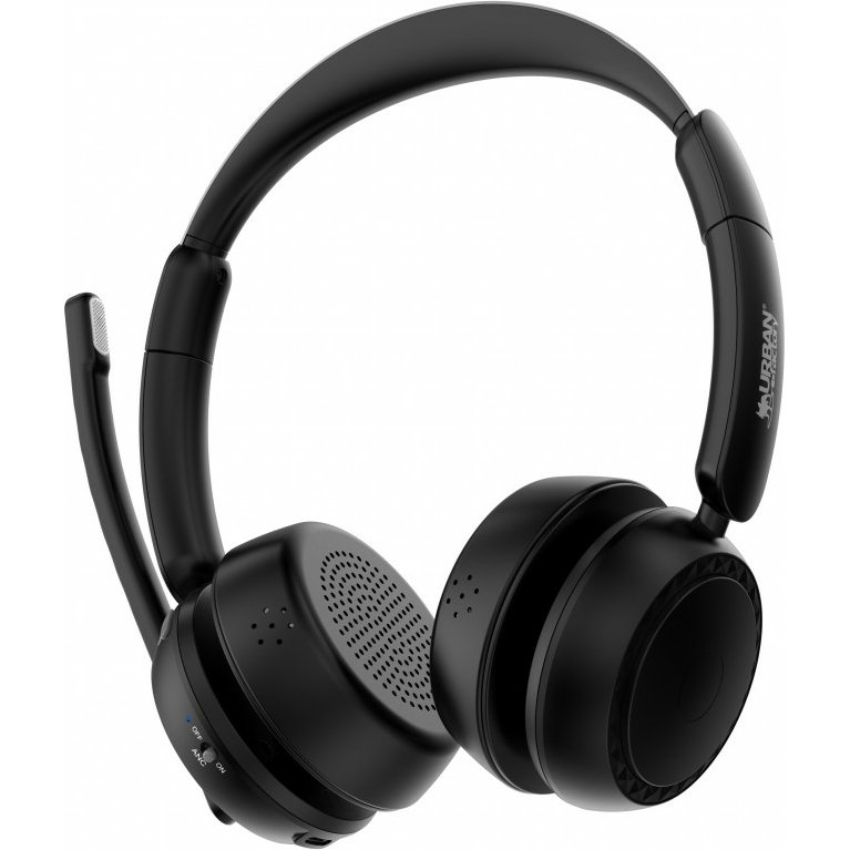 Urban Factory MOVEE MAX Casque Sans fil Arceau Gaming USB Type-A Bluetooth Socle de chargement Noir