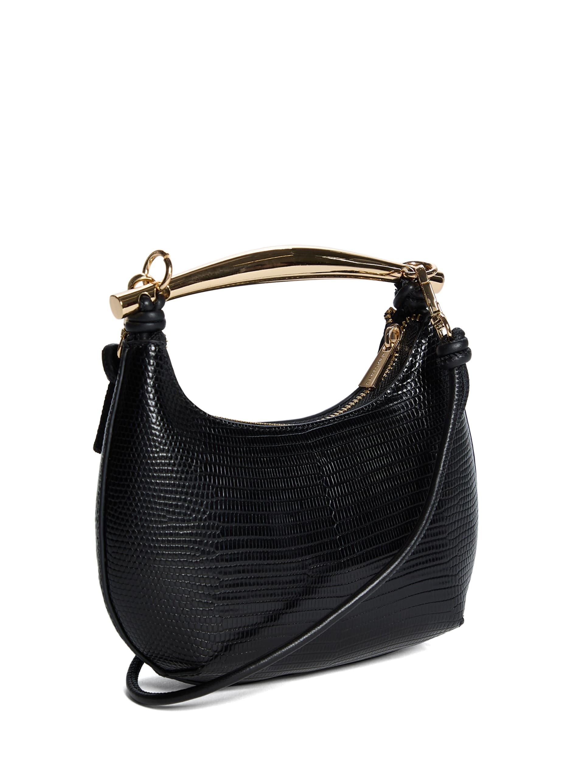 Bolsa Mini Hobo Victoria em Couro