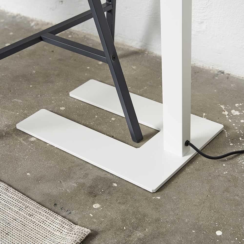 NCC-Licht LED Stehleuchte Lara Weiß Up & Down 2 x 40W 8800lm Neutralweiß 4000K UGR