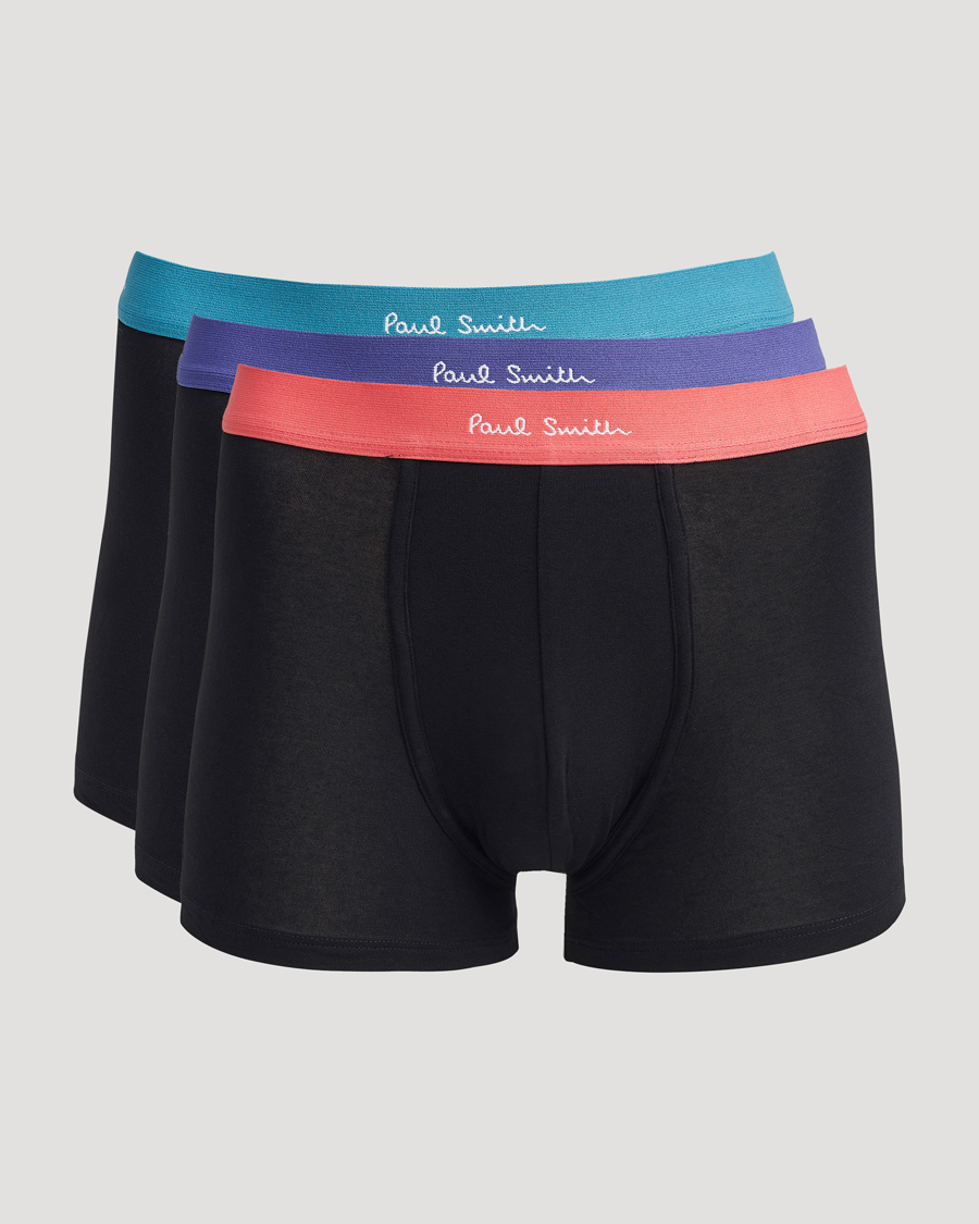 Paul Smith 3-Pack Trunk Black