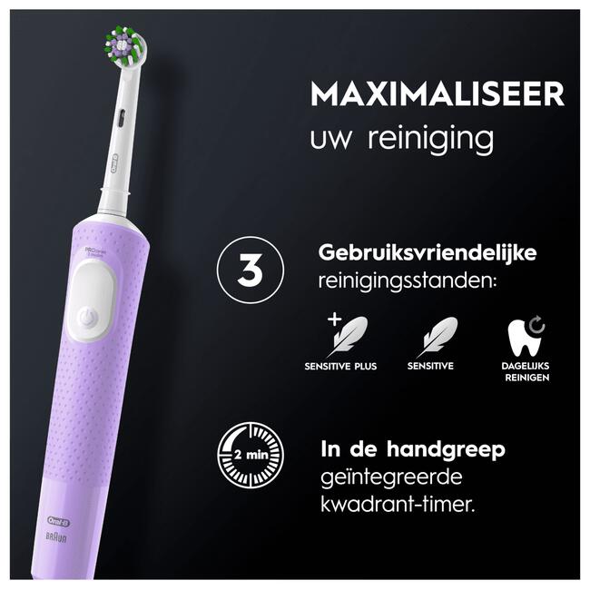 Oral-B Pro Vitality Lila Elektrische Tandenborstel