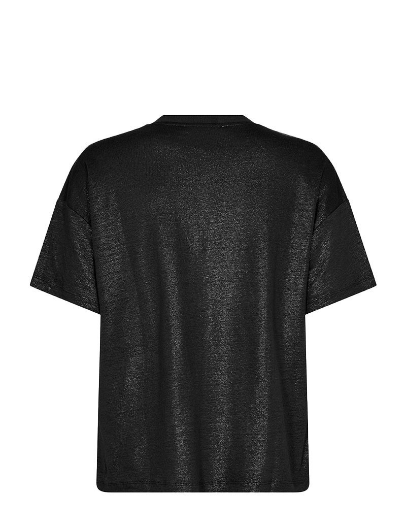 MOS MOSH T-SHIRT FEMME CASA COL V NOIR