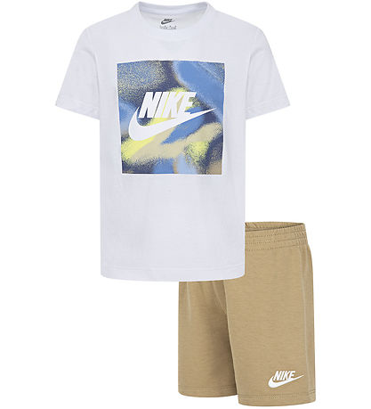 Nike Shorts Set - T-Shirt/Shorts - Fallschirmbeige
