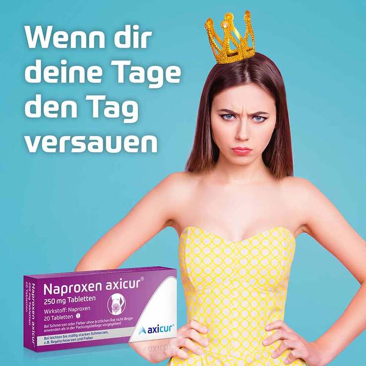 Naproxen axicur® 250 mg Tabletten, 10 St