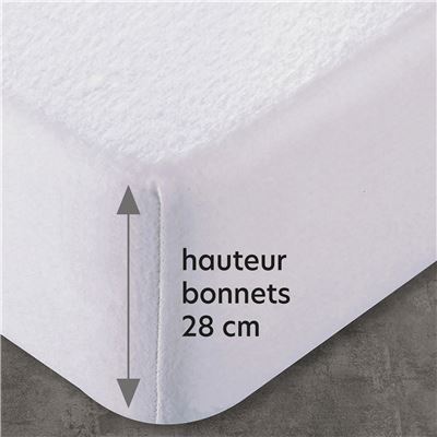 Housse alèse Molleton IMPERMÉABLE - RESPIRANT